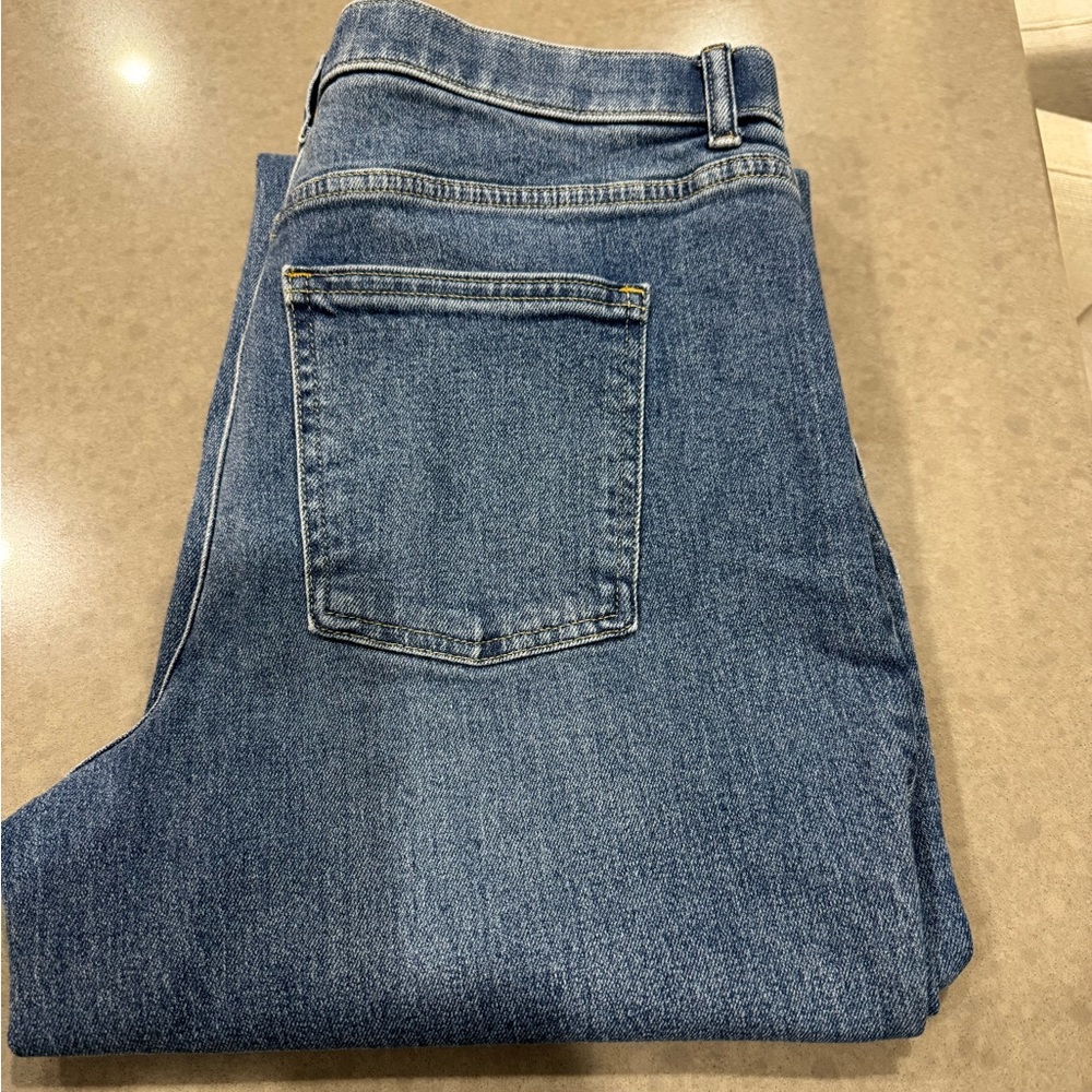 SPANX Women Jeans Straight Leg Blue